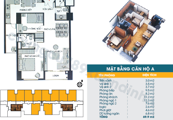 Thiết kế căn hộ ct1 789