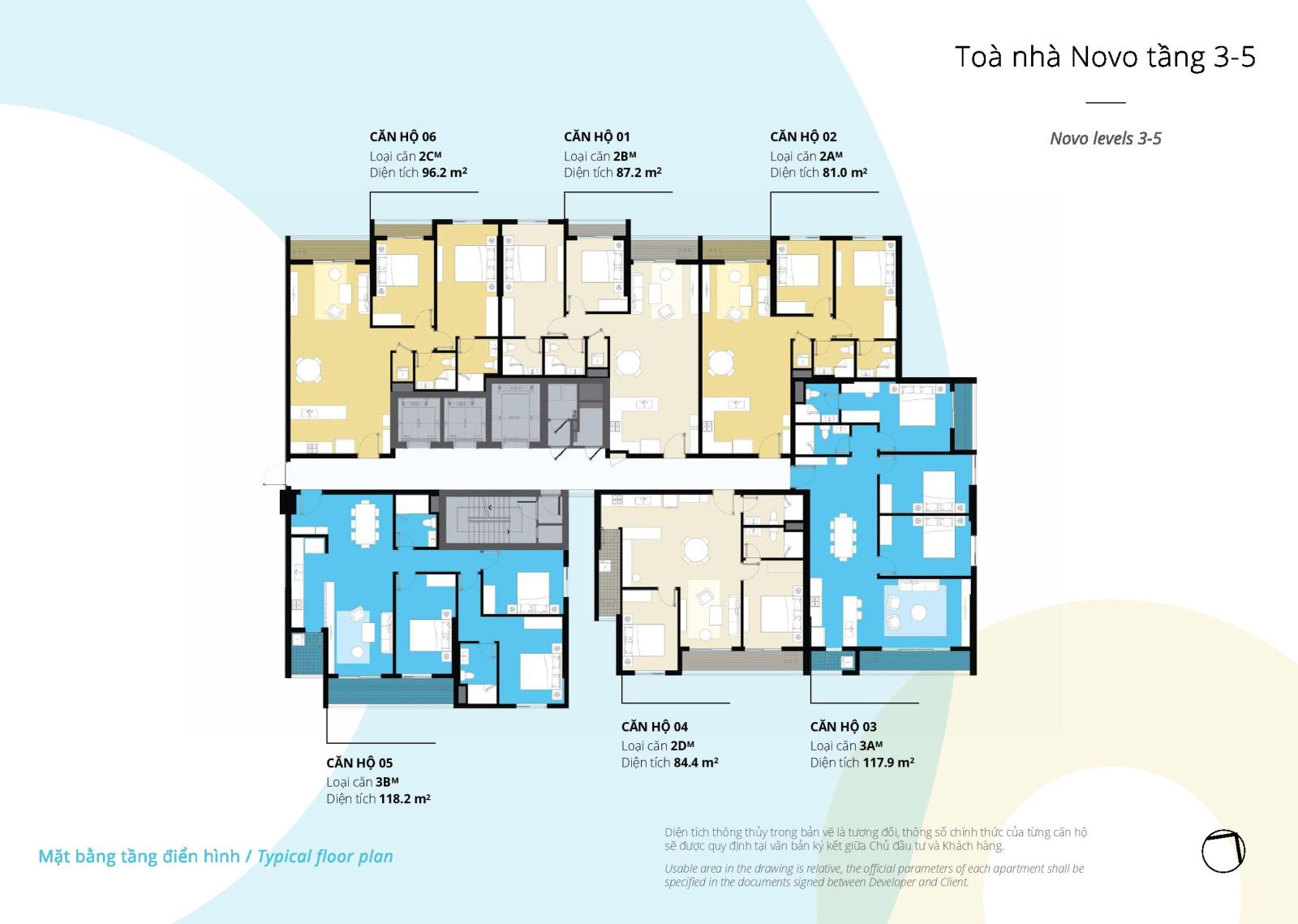 Mặt bằng chung cư Novo Kosmo